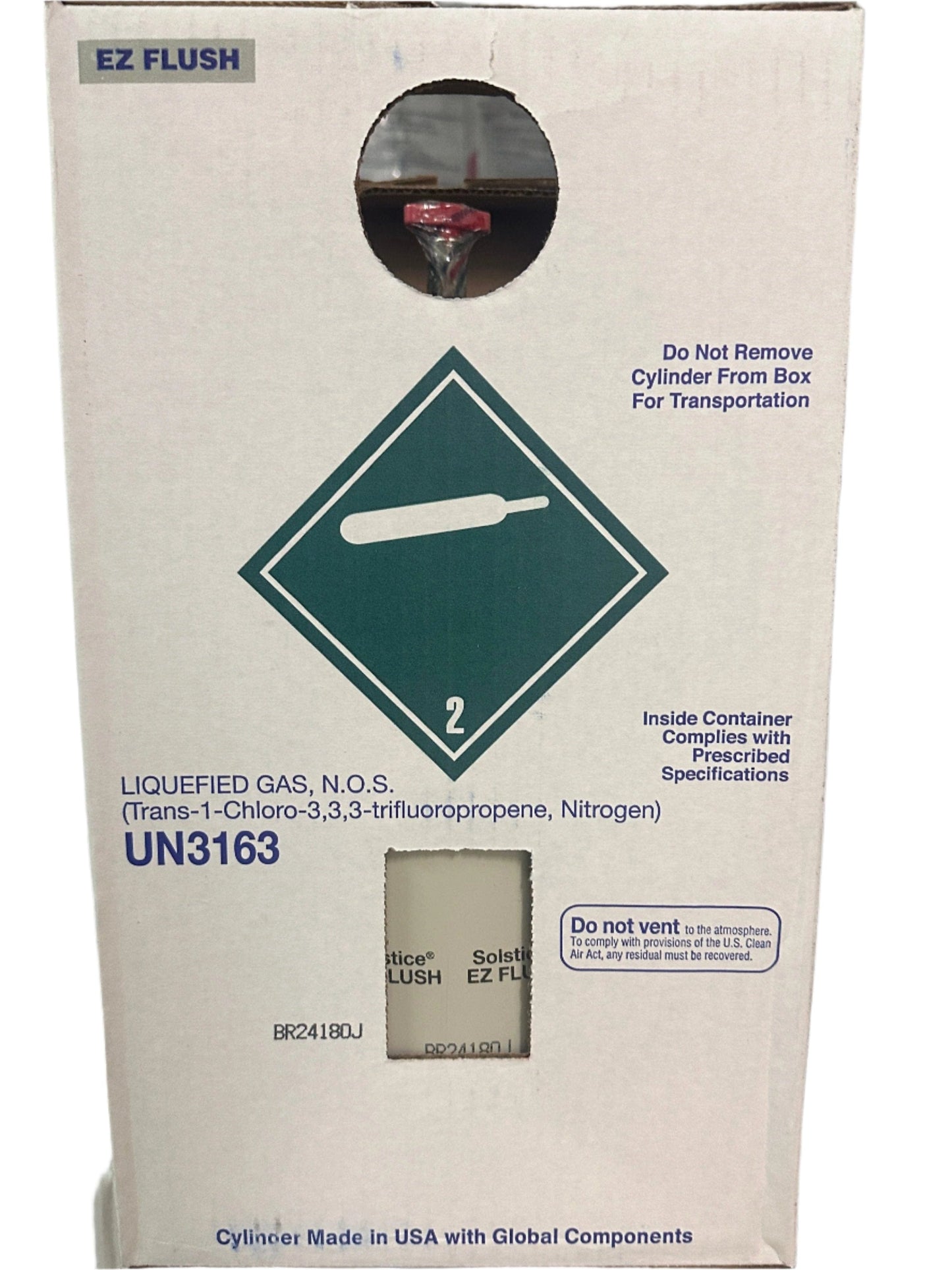 22lb Solstice EZ-Flush Non-Ozone-Depleting HVAC System Cleaner – Made in USA