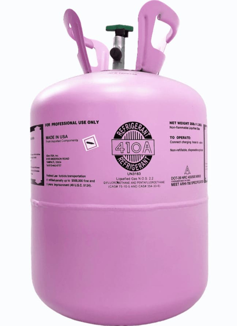 25lb R-410A Refrigerant, Virgin Sealed – Made in UAE