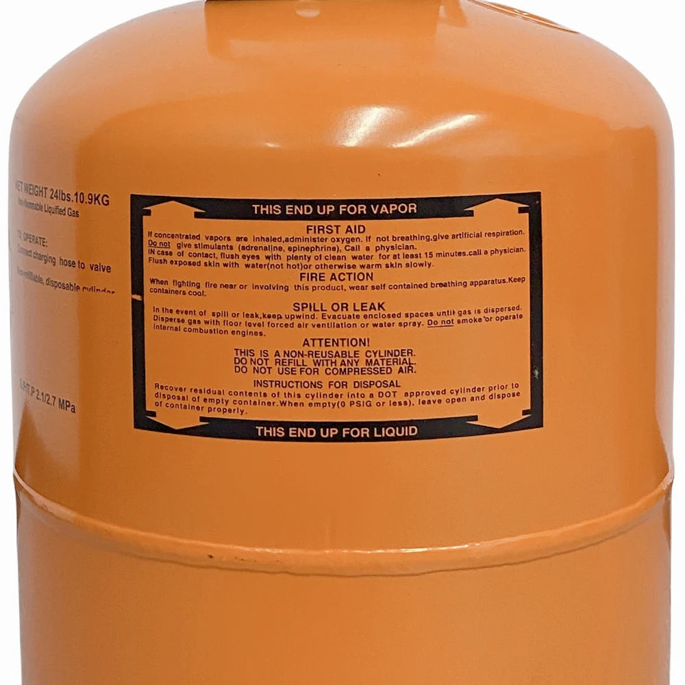 24LB R404A Refrigerant Freon for Refrigeration Equipment - Steel Cylinder Packaging Tank